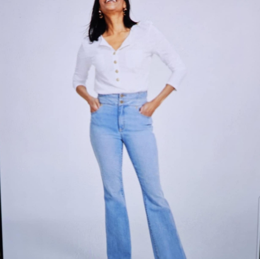 High rise with a vintage flare, these I.N.C. International Concept Jeans